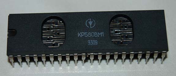 Другой микропроцессор в ИРИШЕ Kr580vm1